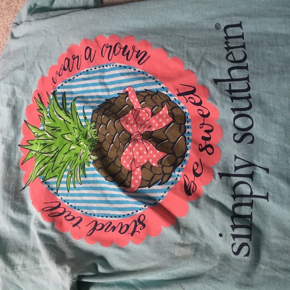 Simply Southern Tops - Be a pineapple long sleeve Simply Southern Tops - Be a pineapple long sleeve
